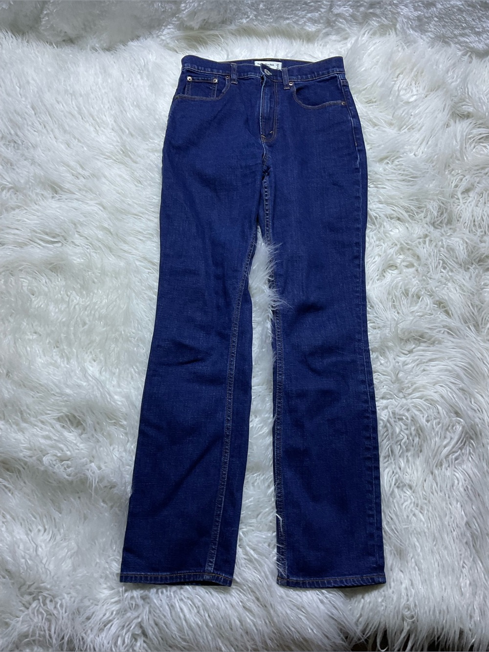 Abercrombie The Slim Straight Ultra High Rise Jeans